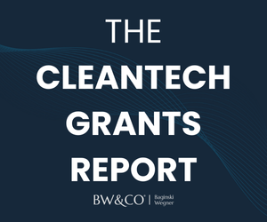 The cleantech grants report